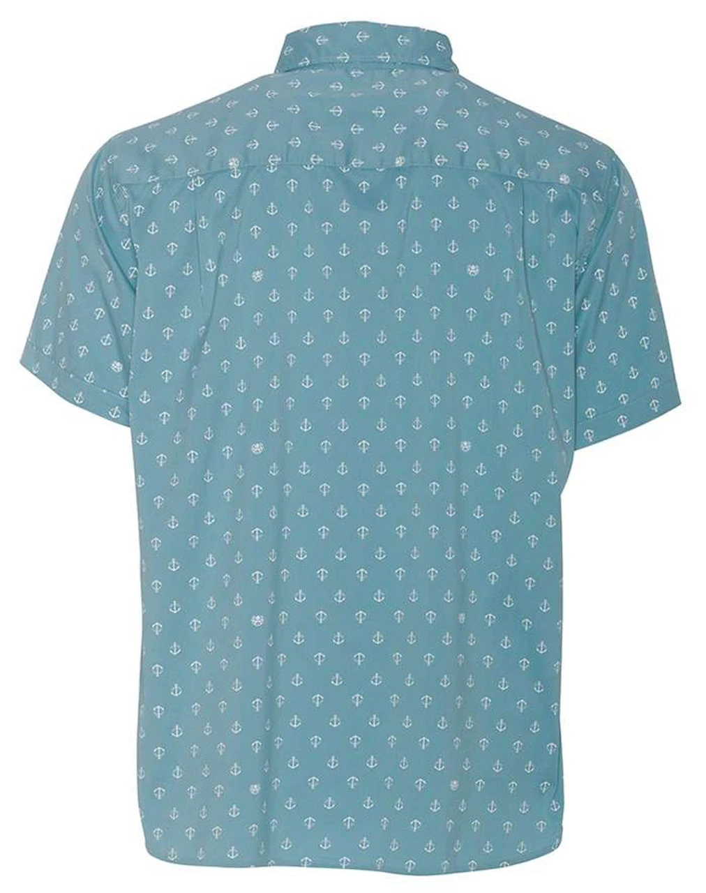 Grundens Platform Short Sleeve Shirt - Surf Anchor Print - 2X-Large 2 Grundens Platform Short Sleeve Shirt - Surf Anchor Print - 2X-Large - Image 2