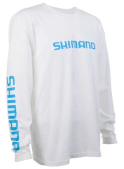 Shimano Logo Cotton Long Sleeve T-Shirts -Fishing Gear Sale shimano logo cotton long sleeve t shirts 65285.1651243778